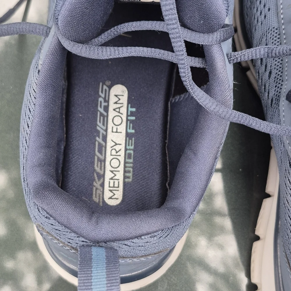 Skechers Blue Athletic Shoes with Cushioned Support